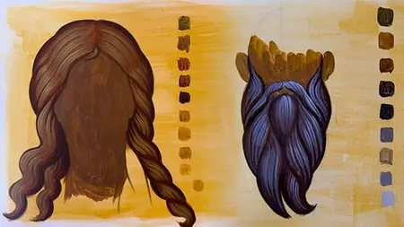 Byzantine Iconography Painting Series 2: Hair And Beards 2