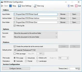 PDF2Printer 2.0.7