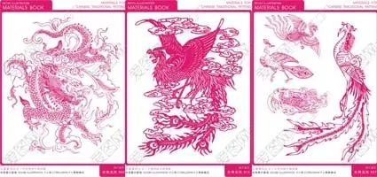 Classic dragon and phoenix