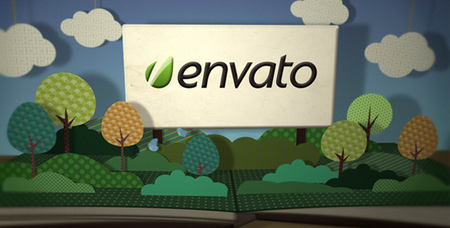 Pop Up Book Logo - Project for After Effects (VideoHive)
