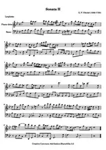 HandelGF - Sonata II, from Op. 1