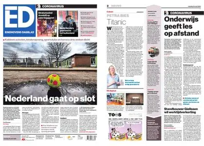 Eindhovens Dagblad - Helmond – 16 maart 2020