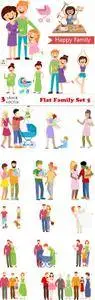 Vectors - Flat Family Set 5