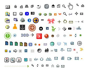 Pixel Icons for WebSite