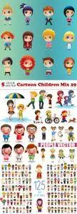 Vectors - Cartoon Children Mix 29