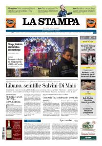 La Stampa - 12 Dicembre 2018