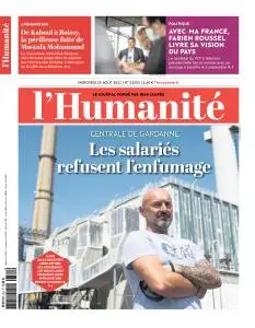 L’Humanite - 25 Août 2021