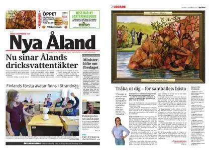 Nya Åland – 14 september 2018