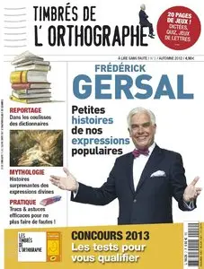 Timbrés de l'Orthographe 2 - Automne 2012