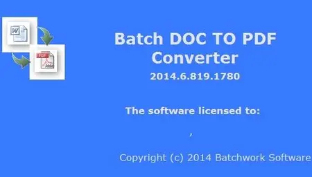 Batchwork Doc to PDF Converter 2014.6.819.1780 Portable