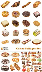 Photos - Cakes Collages Set