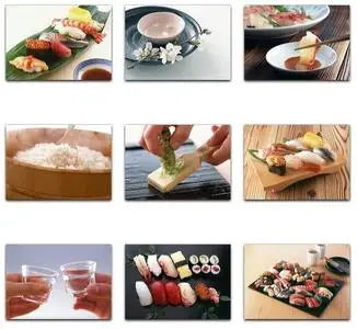 Datacraft Sozaijiten Vol. 144 Sushi & Sashimi - Images of Japanese food