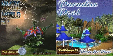 3D : Magic World Plant | Paradise Pool 