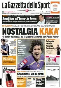La Gazzetta dello Sport (27-08-09)