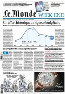 Le Monde et Suppléments du Samedi 29 Septembre 2012