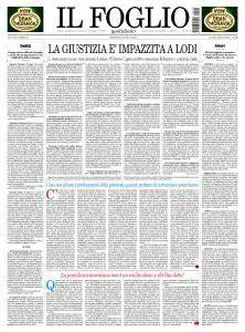 Il Foglio - 9 Maggio 2016