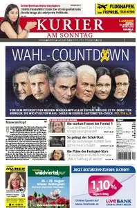 Kurier am Sonntag vom 25 August 2013