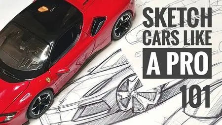 How to Sketch, Draw, Design Cars Like a Pro | All-In-One 101