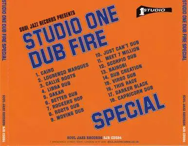 Dub Specialist - Studio One Dub Fire Special (1974-1980) {Soul Jazz Records SJRCD324 Reissue 2016}