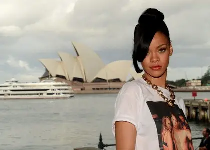 Rihanna - 'Battleship' Portraits by Tracey Nearmy in Sydney April 10, 2012