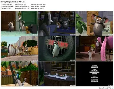 The Penguins Of Madagascar Happy King Julien Day (2010)