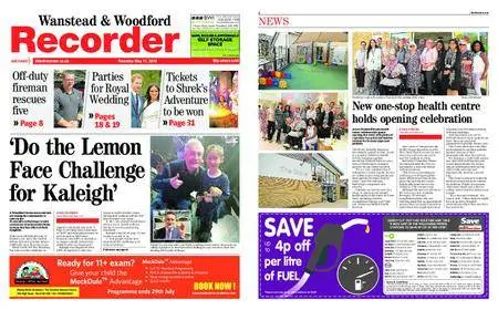 Wanstead & Woodford Recorder – May 17, 2018