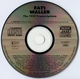 Fats Waller - The 1935 Transcriptions (2001) {Naxos 8.120577}