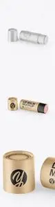 Kraft Paper Lip Balm Mockup 37625