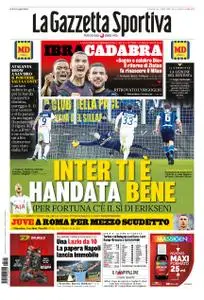 La Gazzetta dello Sport Roma – 12 gennaio 2020