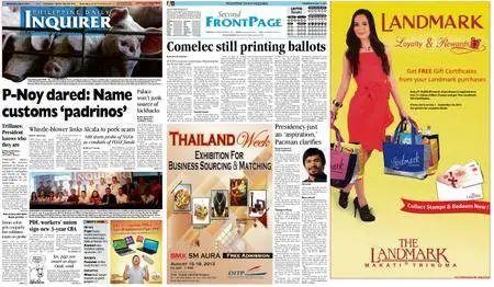Philippine Daily Inquirer – July 31, 2013