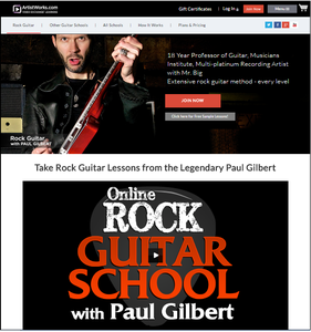 Artistworks - Rock Guitar Lessons with Paul GIlbert