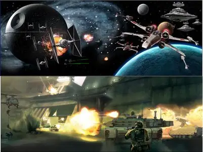 50 Games Wallpapers Dual Screen 3200 X 1200