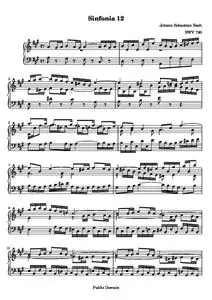 BachJS - Sinfonia 12