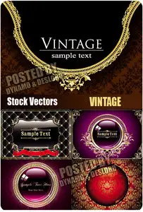 Vintage - Stock Vectors