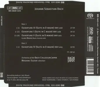 J.S. Bach - The 4 Orchestral Suites (Masaaki Suzuki) [2005] (Redbook Layer Hybrid SACD rip)