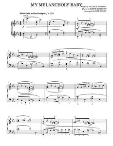My Melancholy Baby - Ernie Burnett (Piano Solo)