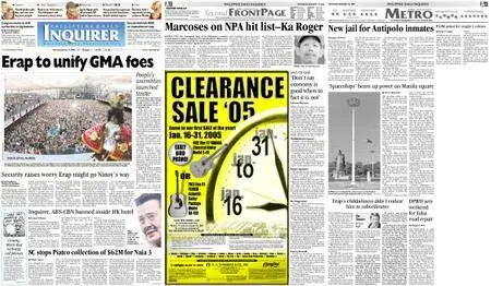 Philippine Daily Inquirer – January 15, 2005