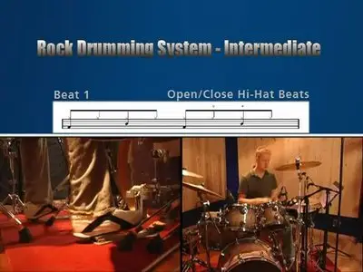 Rock Drumming System by Jared Falk (Video, Books, Play Along CD) (Repost)