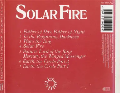 Manfred Mann's Earth Band - Solar Fire (1973) [1985, Bronze 610 590-222]