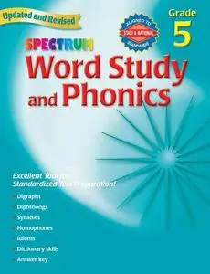 Spectrum Word Study and Phonics, Grade 5