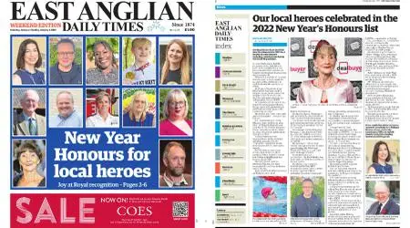 East Anglian Daily Times – January 01, 2022