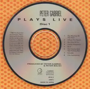 Peter Gabriel - Plays Live (1983)