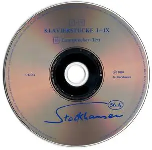 Karlheinz Stockhausen - Klavierstücke (2000) {3CD Set Stockhausen-Verlag No. 56}