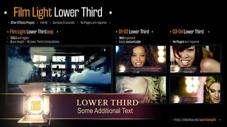 Film Light Lower Third - Project for After Effects (VideoHive)