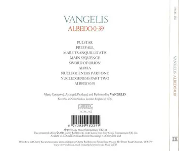 Vangelis - Heaven And Hell (1975) & Albedo 0.39 (1976) [2013, Esoteric Recordings]