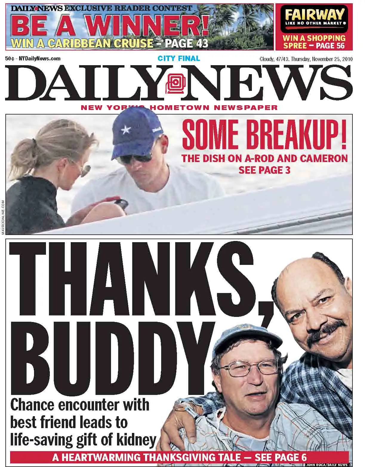 New York Daily News 2010.11.25