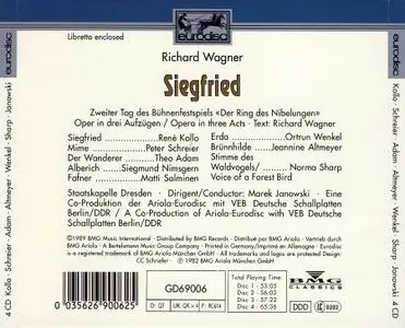 Marek Janowski, Staatskapelle Dresden - Richard Wagner: Siegfried (1989)