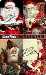 Santa Claus. Set.35 - Stock Photo