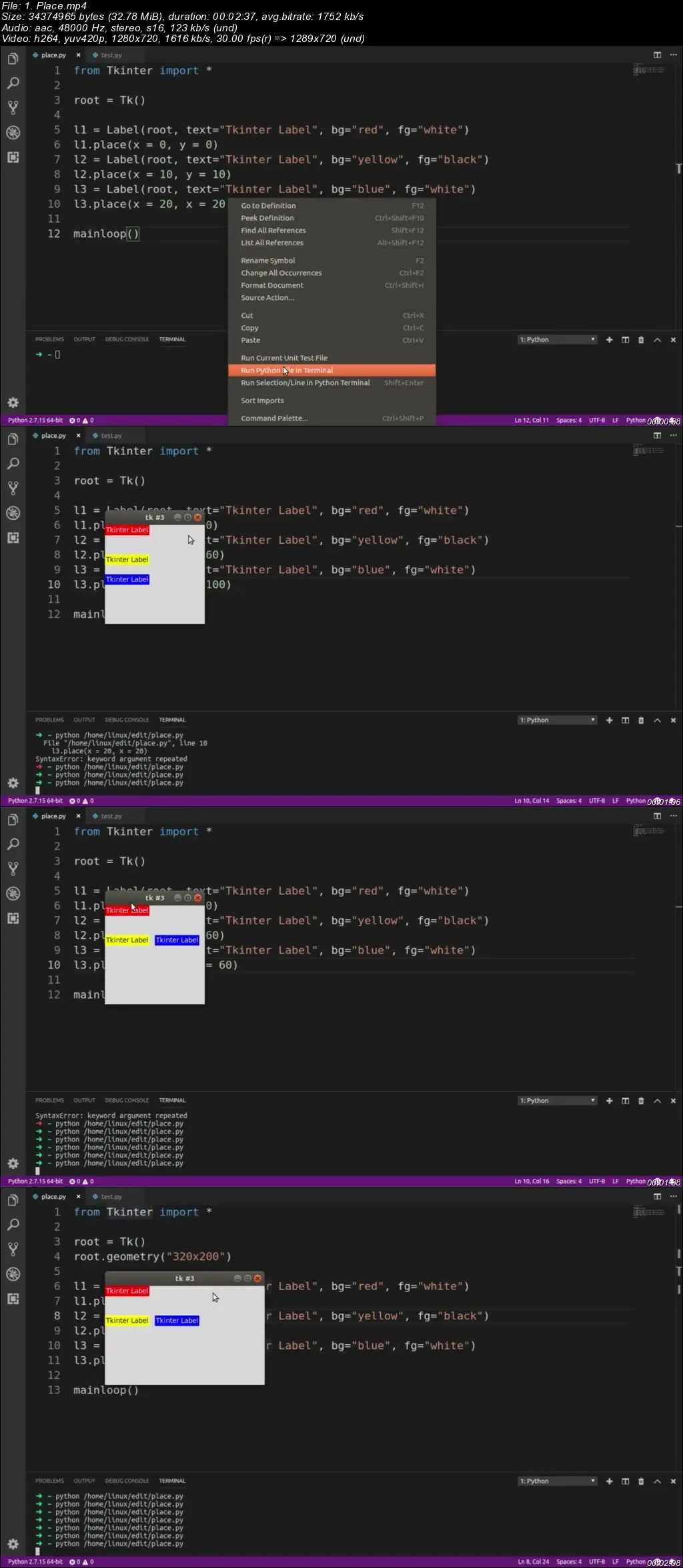 Как вывести картинку в python tkinter