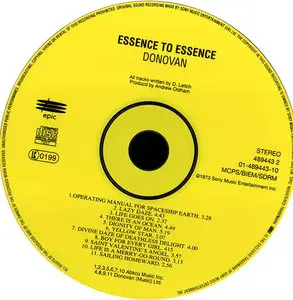 Donovan - Essence To Essence (1973)